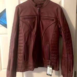 BNWT Z1R leather motorcycle jacket